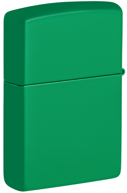 Zippo Classic Grass Green Matte Base Model Lighter #48629