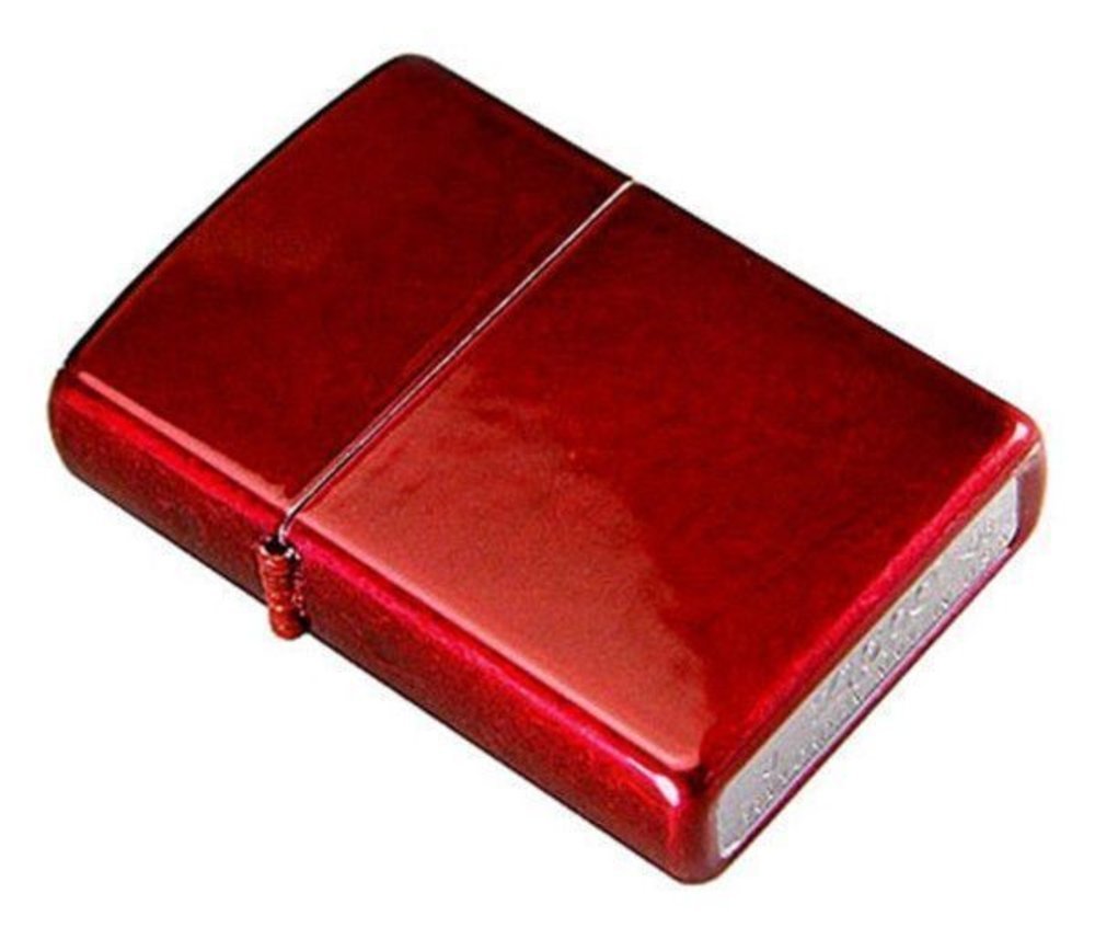 Zippo Candy Apple Red Lighter, Translucent Coating #21063