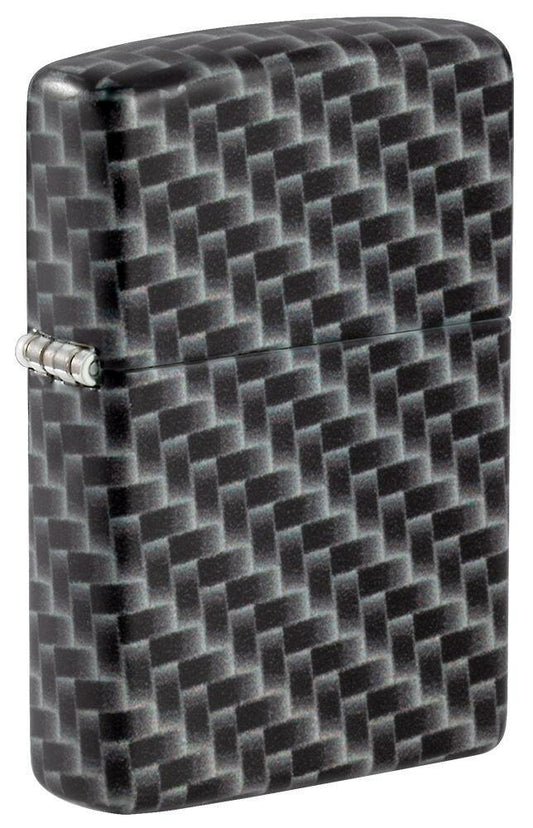 Zippo Carbon Fiber Design, 540° Color Wrap, Genuine Windproof Lighter #49356