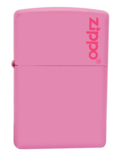 Zippo Pink Matte Lighter, w/ Logo, Windproof #238ZL