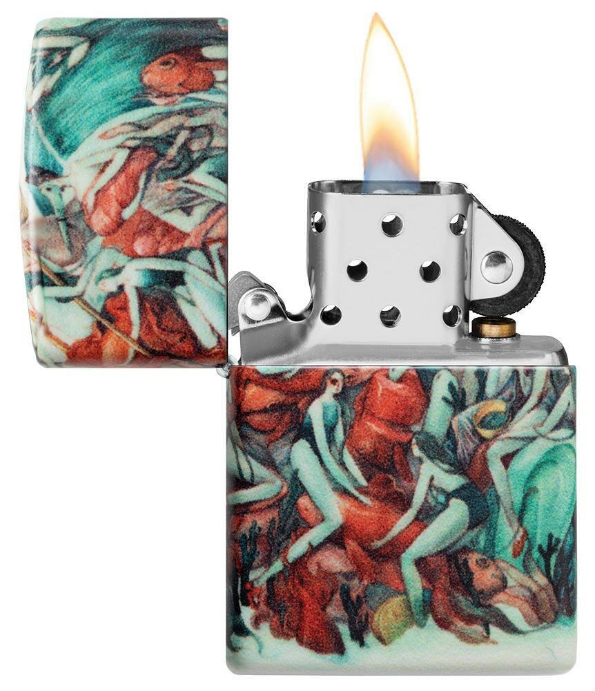 Zippo Marija Tiurina Design, 540° Color Wrap, Genuine Windproof Lighter #49392