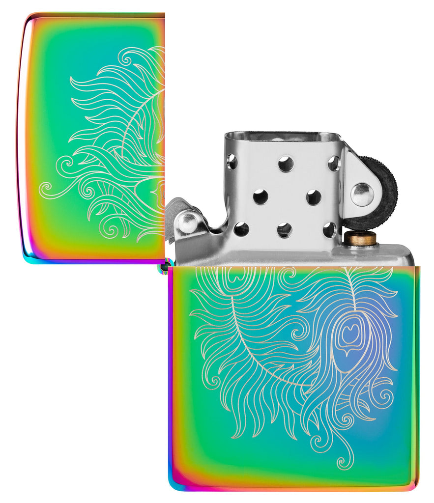 Zippo Spiritual Design, Laser Engraved, Multi Color Lighter #48390