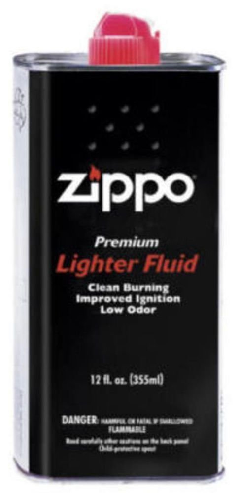 Zippo Premium Lighter Fluid (1-Can) 12 oz / 355 ml, For All Flint Lighters #12FC