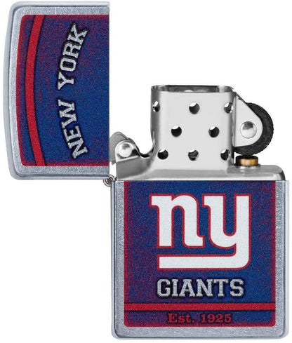 Zippo NFL New York Giants, Street Chrome Finish, Windproof Lighter #29954