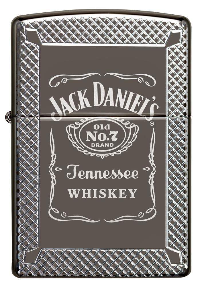 Zippo Jack Daniels Tennessee Whiskey, Black Ice Finish Lighter #49040