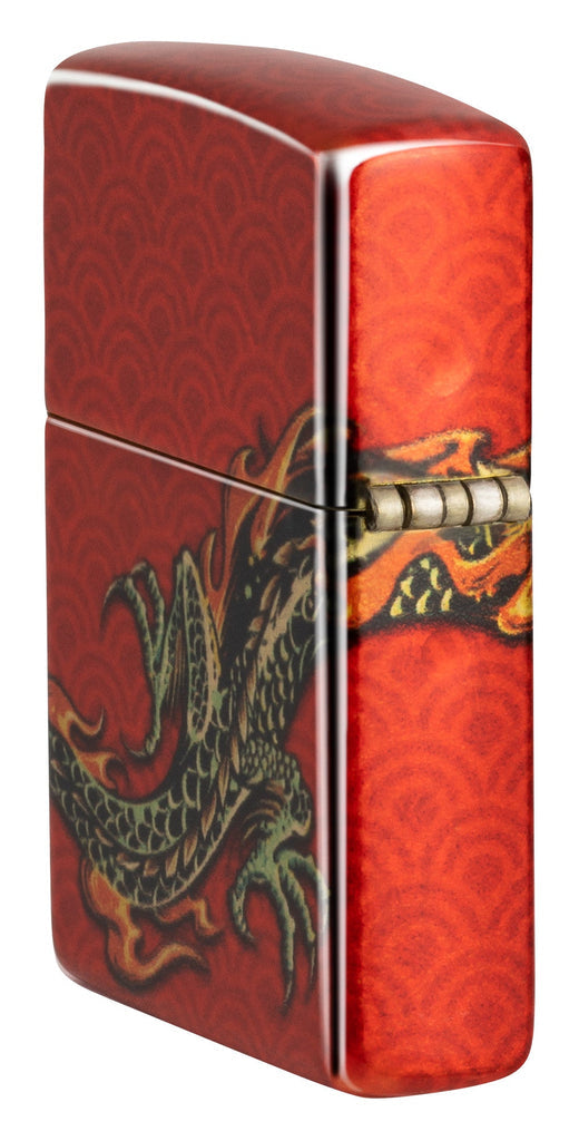 Zippo Dragon 540 Fusion Tumbled Brass Lighter #48513