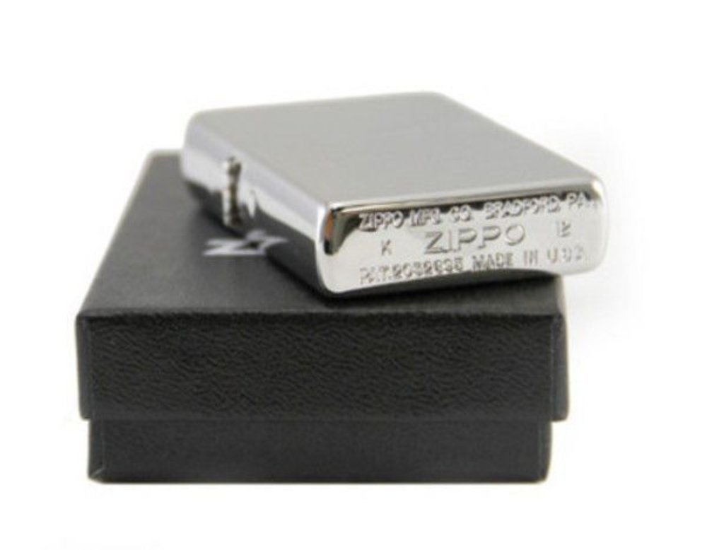 Zippo Brushed Chrome Vintage Vintage Series 1937 Lighter Without Slashes #230.25