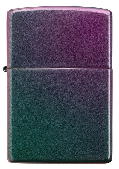 Zippo Iridescent Violet Satin Finish Genuine Windproof Pocket Lighter NEW #49146