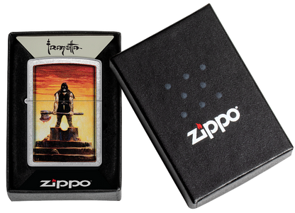 Zippo Frank Frazetta The Executioner Design, Street Chrome Lighter #48556