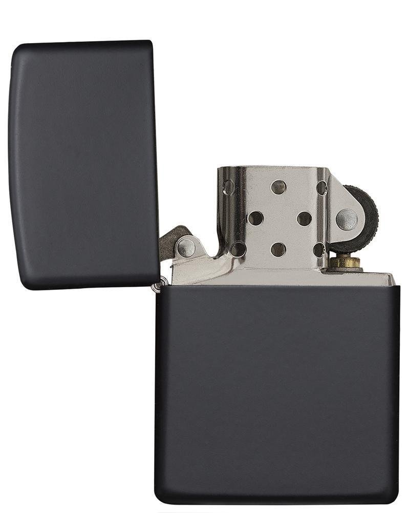 Zippo Classic Lighter, Matte Black, Windproof #218