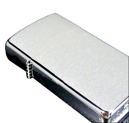 Zippo Brushed Chrome Finish Lighter, Slim, Windproof #1600