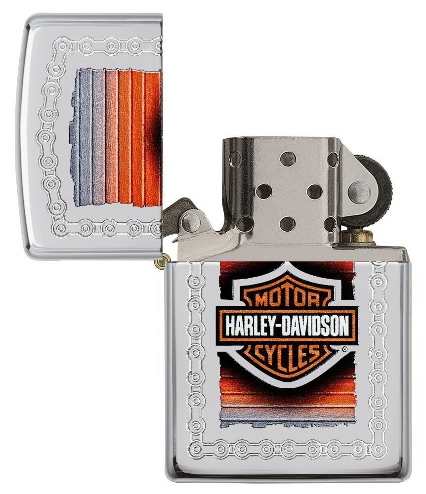 Zippo Harley-Davidson Chain Lustre High Polish Chrome #29559