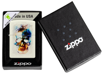 Zippo Smokey Skull Design, Glow-In-The-Dark Lighter #48563