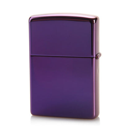 Zippo Abyss with Logo Lighter, High Polish, Deep Purple, Windproof #24747ZL