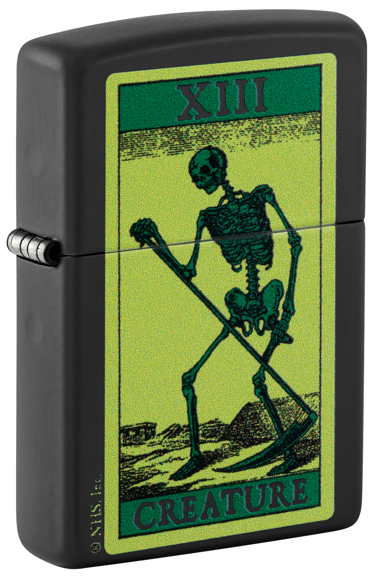 Zippo XIII Creature Design, Black Matte Lighter #48416