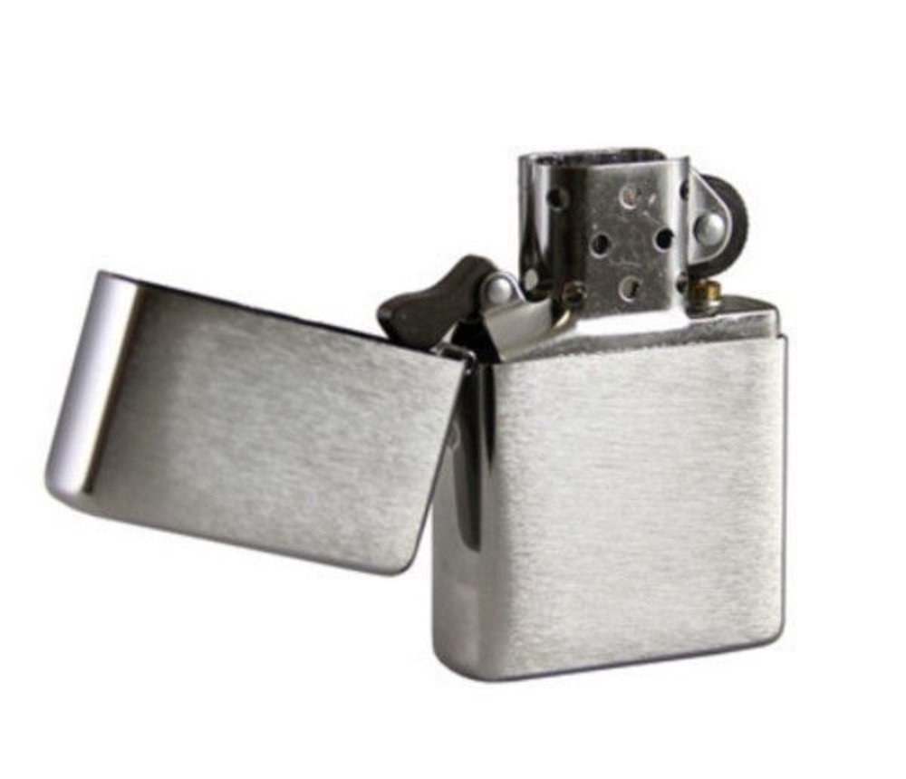 Zippo Brushed Chrome Vintage Vintage Series 1937 Lighter Without Slashes #230.25