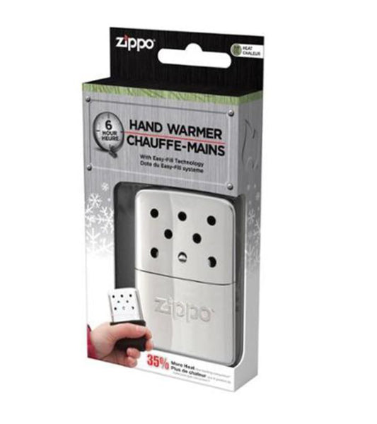 Zippo Hand Warmer, High Polish Chrome, 6 Hour #40321