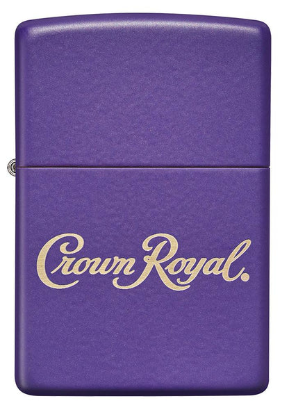 Zippo Crown Royal Logo, Purple Matte Finish Lighter #49460