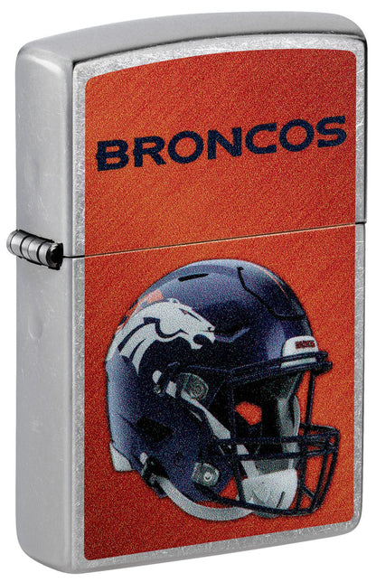 Zippo NFL Denver Broncos Football Team, Street Chrome Lighter #48427