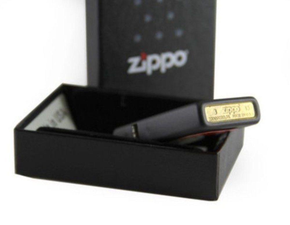 Zippo Slim Black Matte Lighter #1618