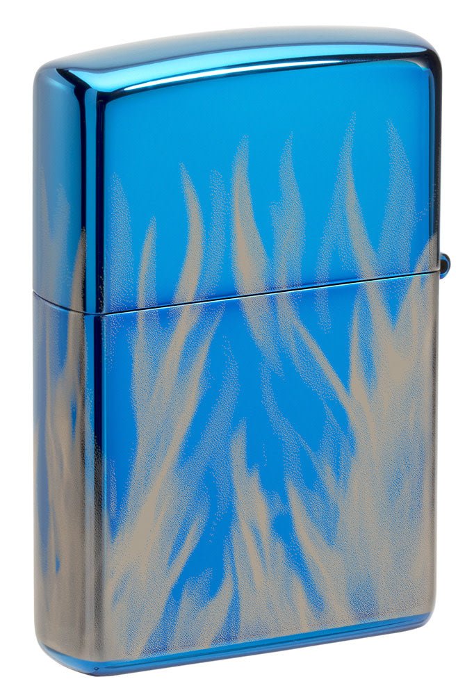 Zippo Harley Davidson Motorcycles, High Polish Blue Lighter #49469