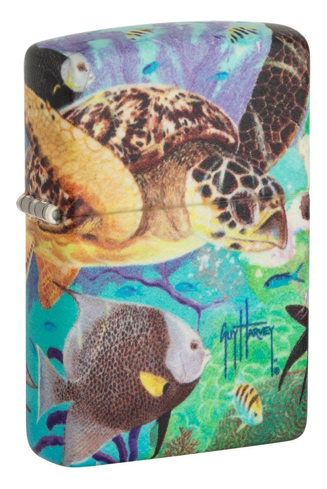 Zippo Guy Harvey 540° Glow-in-the-Dark Ocean Life Lighter #49819