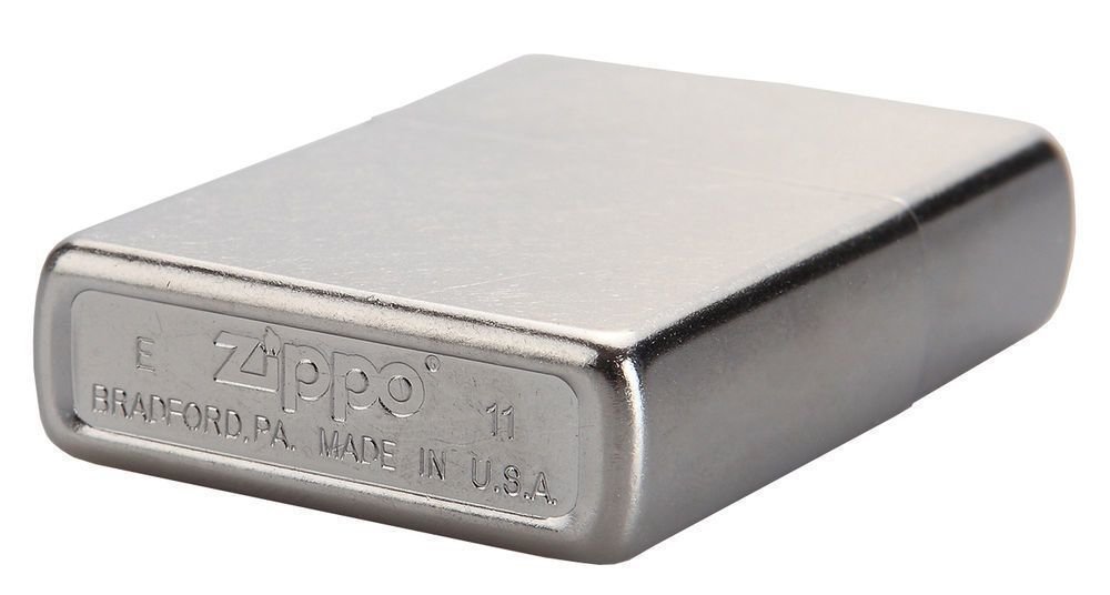 Zippo Classic Street Chrome Finish, Good For Engraving, Windproof Lighter #207