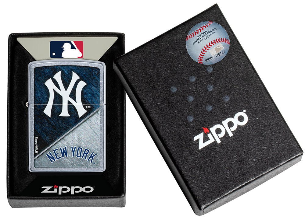 Zippo MLB NY Yankees Baseball Team, Street Chrome Lighter #49742