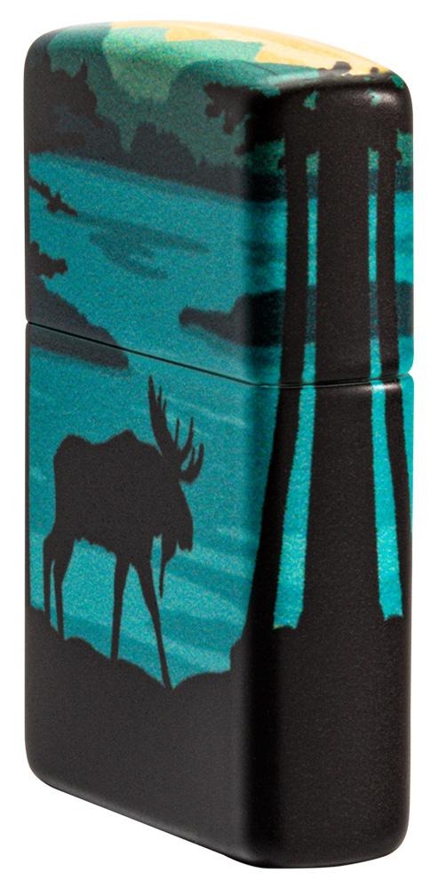 Zippo Moose Landscape 540° Design, Windproof Lighter #49481