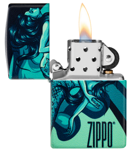 Zippo Mythical Mermaid 540 Design Lighter #48605