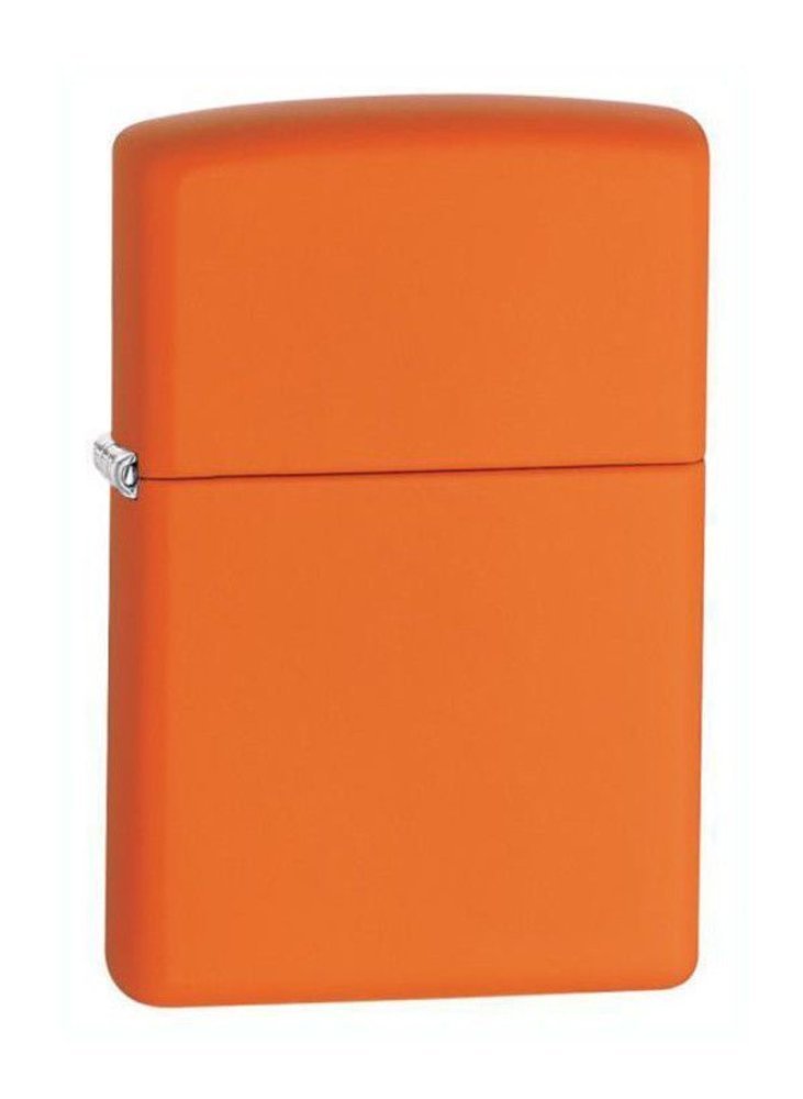 Zippo Orange Matte Classic Lighter, Windproof Pocket #231