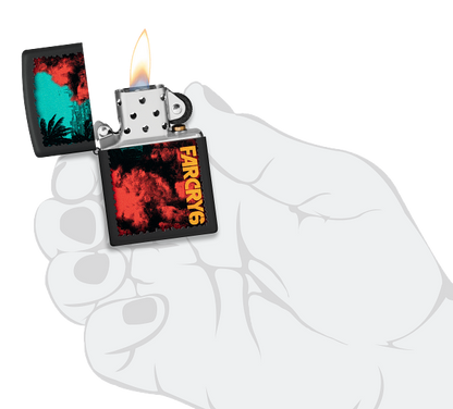 Zippo Gaming Far Cry 6, Black Matte Lighter #48643