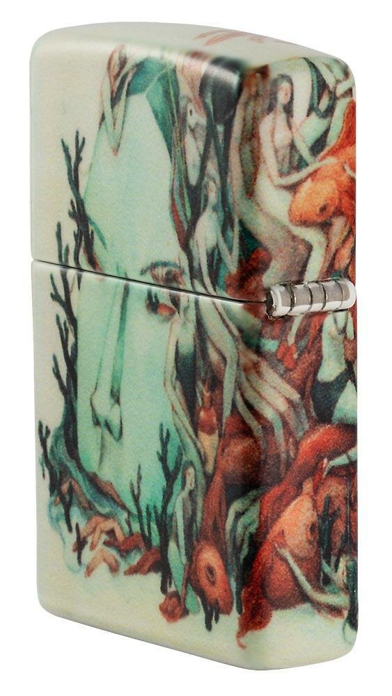 Zippo Marija Tiurina Design, 540° Color Wrap, Genuine Windproof Lighter #49392