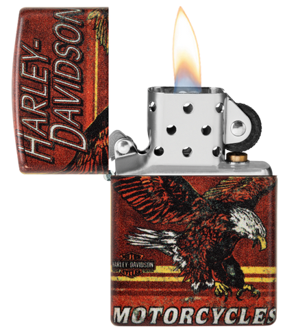 Zippo Harley Davidson Eagle 540 Color Design Lighter #48602