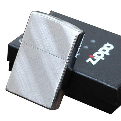 Zippo Diagonal Weave, Classic Brushed Chrome Finish, Genuine Lighter #28182